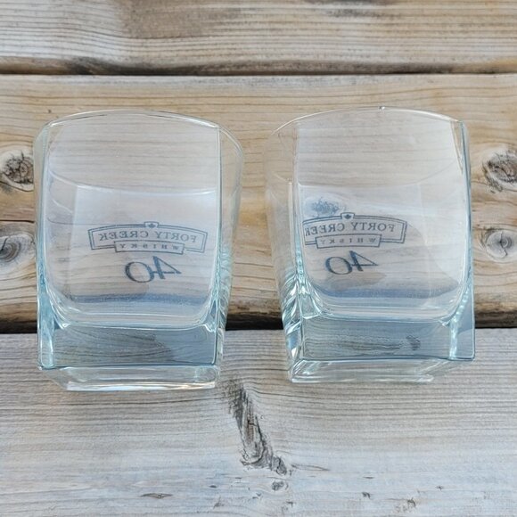 Forty Creek Whisky Drinking Glasses PAIR - Picture 4 of 4